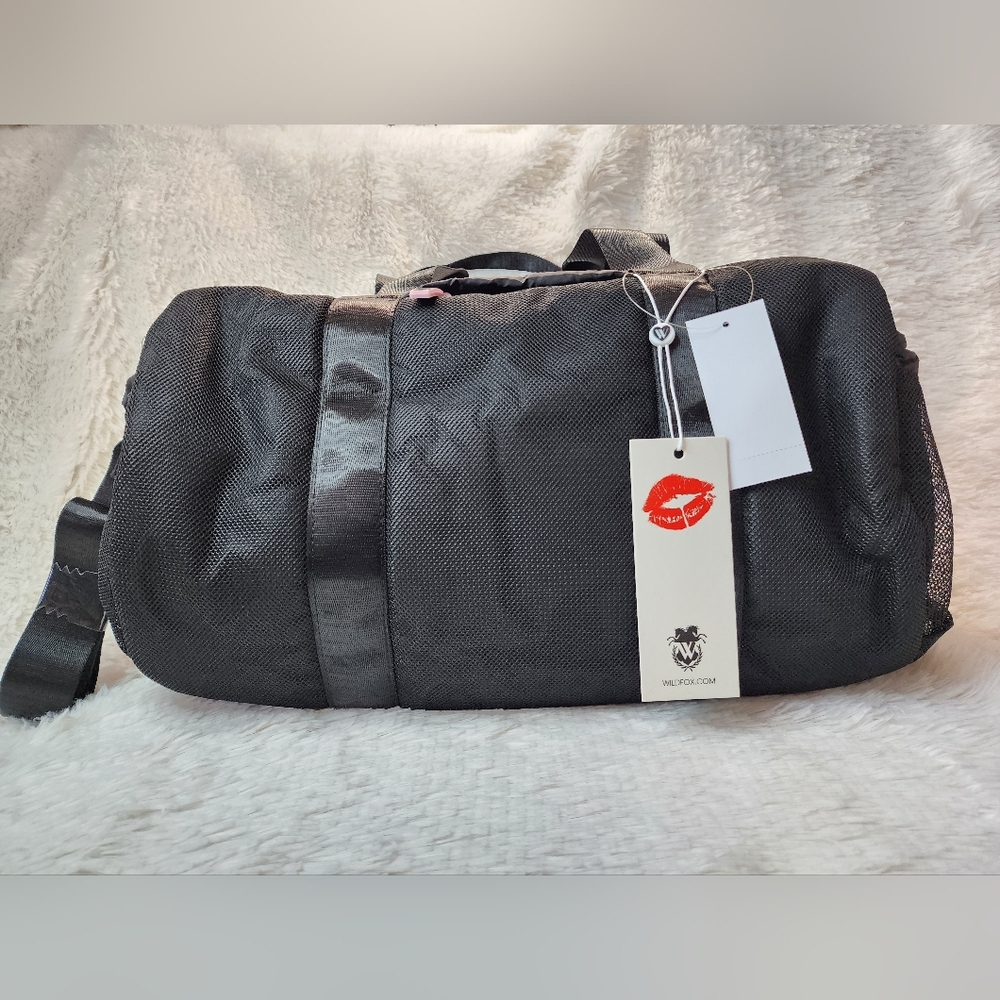 WILDFOX Black Duffel Bag - NWT